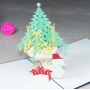 custom Promotional paper craft pop up laser cut handmade christmas cards custom Promotional paper craft pop up laser cut handmade christmas cards