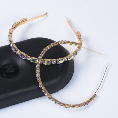 New diamond-studded adult girl hair accessories headbands rhinestone shiny colorful drill