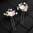 White and gold and pink