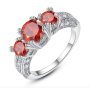 Fashion jewelry accessories silver wholesale female engagement wedding rings