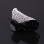 Wholesale Korean black plastic hair accessories jewelry full diamonds rhinestones large hair claw clips for women