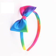 Colorful children hair accessories rainbow bow hair band headbands