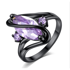 Fashion jewelry women accessories pink blue diamonds engagement rings