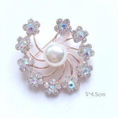 amazon korean luxury fashion girls rhinestone pearl brooches korea brooches pearl for women