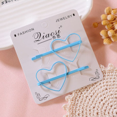 Children hair accessories set alloy love star bb personalized hair clip