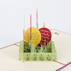 amazon hot custom mother day  birthday easter 3d pop up cards for gift