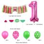 Watermelon Banner latex aluminum balloon baby 1st Birthday Party suppliers Watermelon Banner latex aluminum balloon baby 1st Birthday Party suppliers