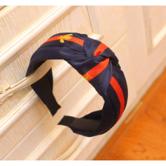 New Vintage Hair Accessories headband Bowknot strip bee hair bands pearl