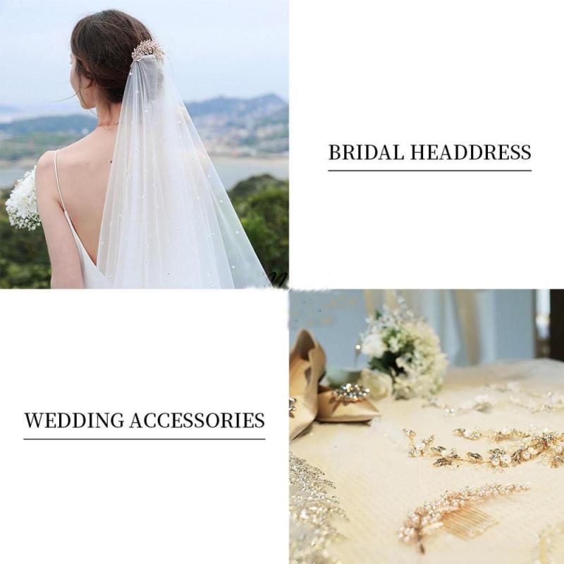 OEM Handmade rhinestone crystal hair band wedding make bridal hair comb
