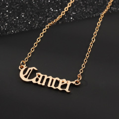Fashion custom personalised women or men jewelry name word letter necklaces