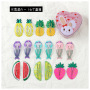 16pcs Korean printed cartoon animal fruit Crown Hairpin bb hair clip 16pcs Korean printed cartoon animal fruit Crown Hairpin bb hair clip