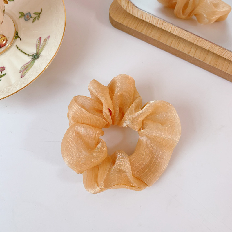 summer and spring custom soft floral print fabric elastic hair scrunchies hair tie for women