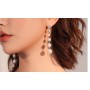 New Fashion 925 Silver Long Women Earring Accessories Pearl Tassel Earrings