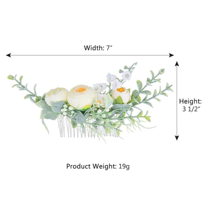 2019 Bride flower Wedding hair accessories women bridal hair combs