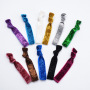 solid colors Sequin Scrunchy Elastic Ponytail Holder Girls Hair Bow hair ties