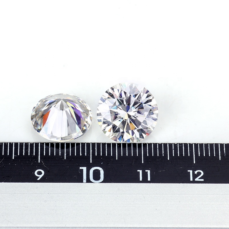 Wholesale white yellow black color moissanite round diamond raw loose moissanite Wholesale white yellow black color moissanite round diamond raw loose moissanite