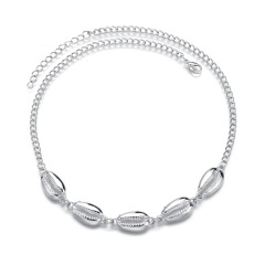Cool jewelry for couples women chain shell design pendant metal necklace Cool jewelry for couples women chain shell design pendant metal necklace