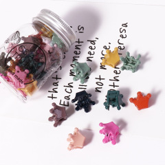 Amazon hot sale 20pcs candy colors woman baby kids mini hair claws for girls