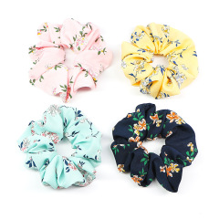 wholesale custom spring and summer ladies printed elastic rubber hair ties for girls wholesale custom spring and summer ladies printed elastic rubber hair ties for girls