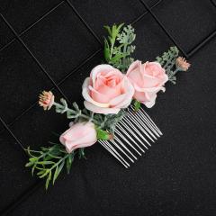 New desgin Rhinestone wedding jewelry women wedding bridal floral hair combs