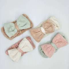 High quality custom comfortable coral fleece headbands for girls