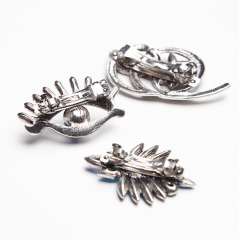 Victoria crystal rhinestone headwear Barrettes eyes metal diamond  Hair clips