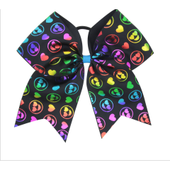 2020 Hot Fashion Rainbow JOJO Bow Elastic Organic Hair Tie for Girls Hair Accessories