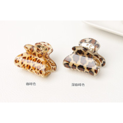 baroque Girls ladies Acrylic leopard Hair Claws Pins Clamps Hair accessories
