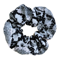 bulk INS fancy Women cheap girls cute cotton elastic tie vintage hair leopard scrunchies