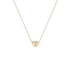Amazon Hot Sale Women Customized Personalized Statement Heart Shaped Letter Jewelry Necklaces