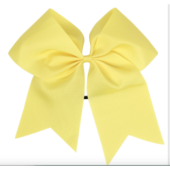 Hot selling multi colored hair band elastic large bow knot hair tie girls hair accessories