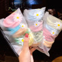 Wholesale cute 25pcs/bag colorful basics rope elastic hair tie for girls hair accessories