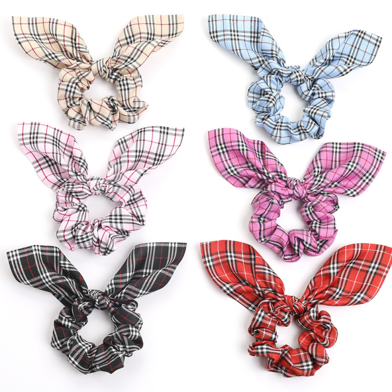 Ins Super Chic Korean Custom Dot Multicolored Chiffon Hair Scrunchies for Girls Ins Super Chic Korean Custom Dot Multicolored Chiffon Hair Scrunchies for Girls