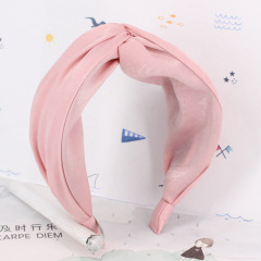 Women Hair Accessories custom elastic fabric Knot Hair Band Headband