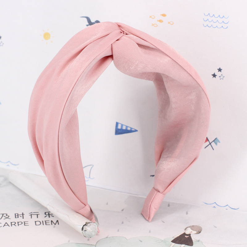 Women Hair Accessories custom elastic fabric Knot Hair Band Headband Women Hair Accessories custom elastic fabric Knot Hair Band Headband