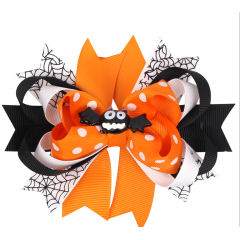 2019 Halloween decoration bat bows hair clips hairpins for girls hair accessories
