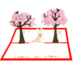 custom Promotional laser cutting handmade 3d pop up card love custom Promotional laser cutting handmade 3d pop up card love