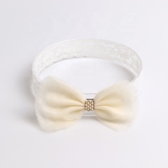 Wholesale cute custom cheap magic pearl bow hair band set for girls