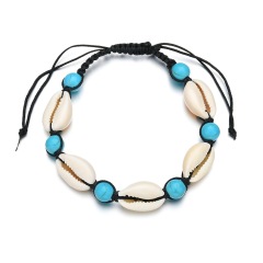 2019 Custom adjustable rope sea shell chakra bracelet jewelry handmade multi color for women 2019 Custom adjustable rope sea shell chakra bracelet jewelry handmade multi color for women