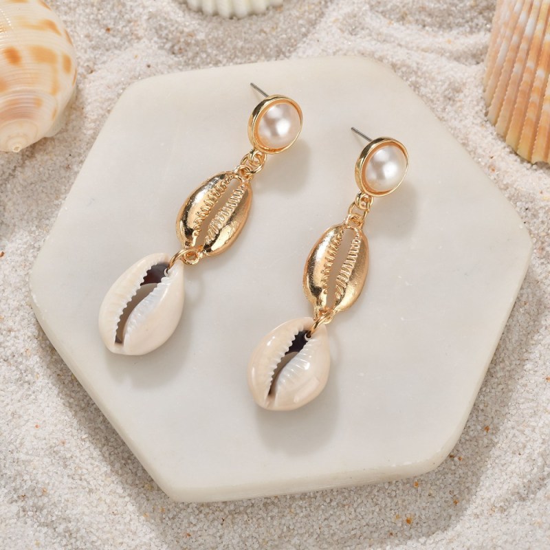 2019 women earring set sea shell jewelry sets earring for Girls