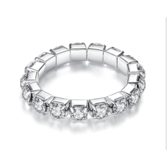 Korean jewelry two finger mixed batch elastic finger ring