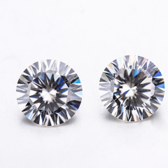 wholesale white yellow black color moissanite round diamond raw loose moissanite