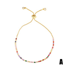 European and American fashion new exquisite jewelry zircon crystal bracelets for women