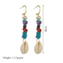 2019 Korean designer style jewelry for women sea shell long simple earring 2019 Korean designer style jewelry for women sea shell long simple earring