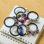 Custom Elastic ponytail holder Hair Accessor crystal rhinestone bow Hair tie Custom Elastic ponytail holder Hair Accessor crystal rhinestone bow Hair tie