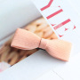 wholesale korean baby kids candy color cute fabric bow hair clips for girls