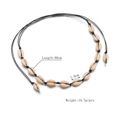 2019 hot sale American bohemian women buddha personalized clam shell necklace