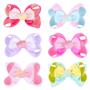 4 inches Bow Clip Boutique Alligator Grosgrain Ribbon Bows Hair Clips