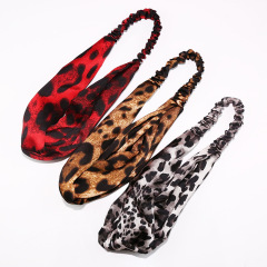 pantherine Girls Stretch headband korean ins fashion leopard girls hair bands women