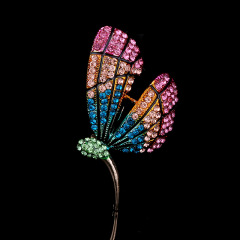 Hot Sale Crystal butterfly brooches in bulk Blossom Shape Female Collar Pin Party Gift butterfly brooch pin rhinestone Hot Sale Crystal butterfly brooches in bulk Blossom Shape Female Collar Pin Party Gift butterfly brooch pin rhinestone